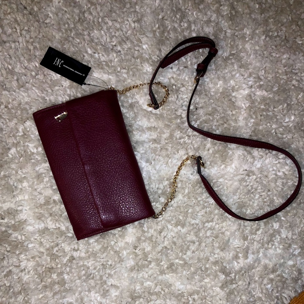 NWT INC International Concepts Faux Leather Crossbody Bag